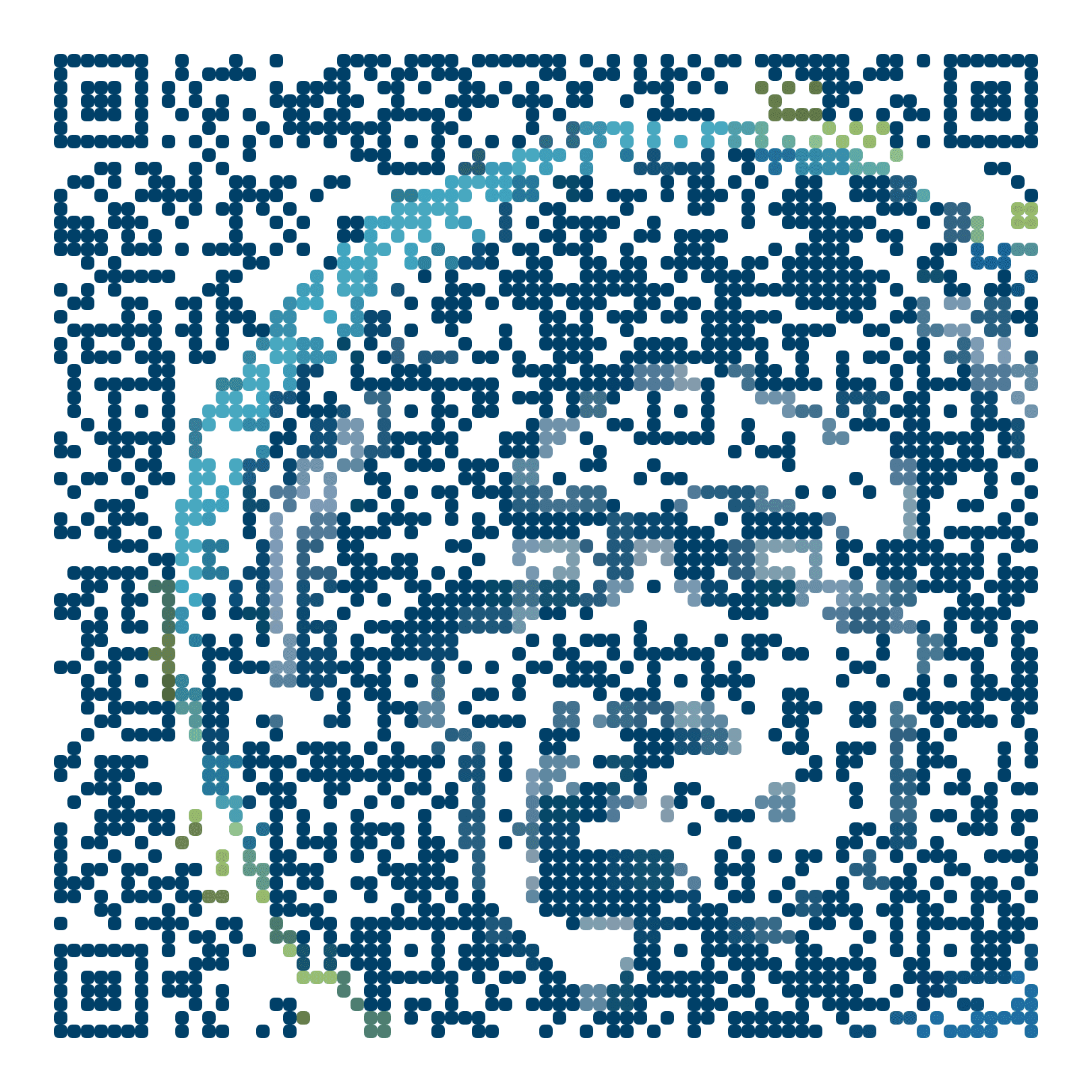 QR code with the alaskaair.com logo built into the pattern, made with MosaicQR