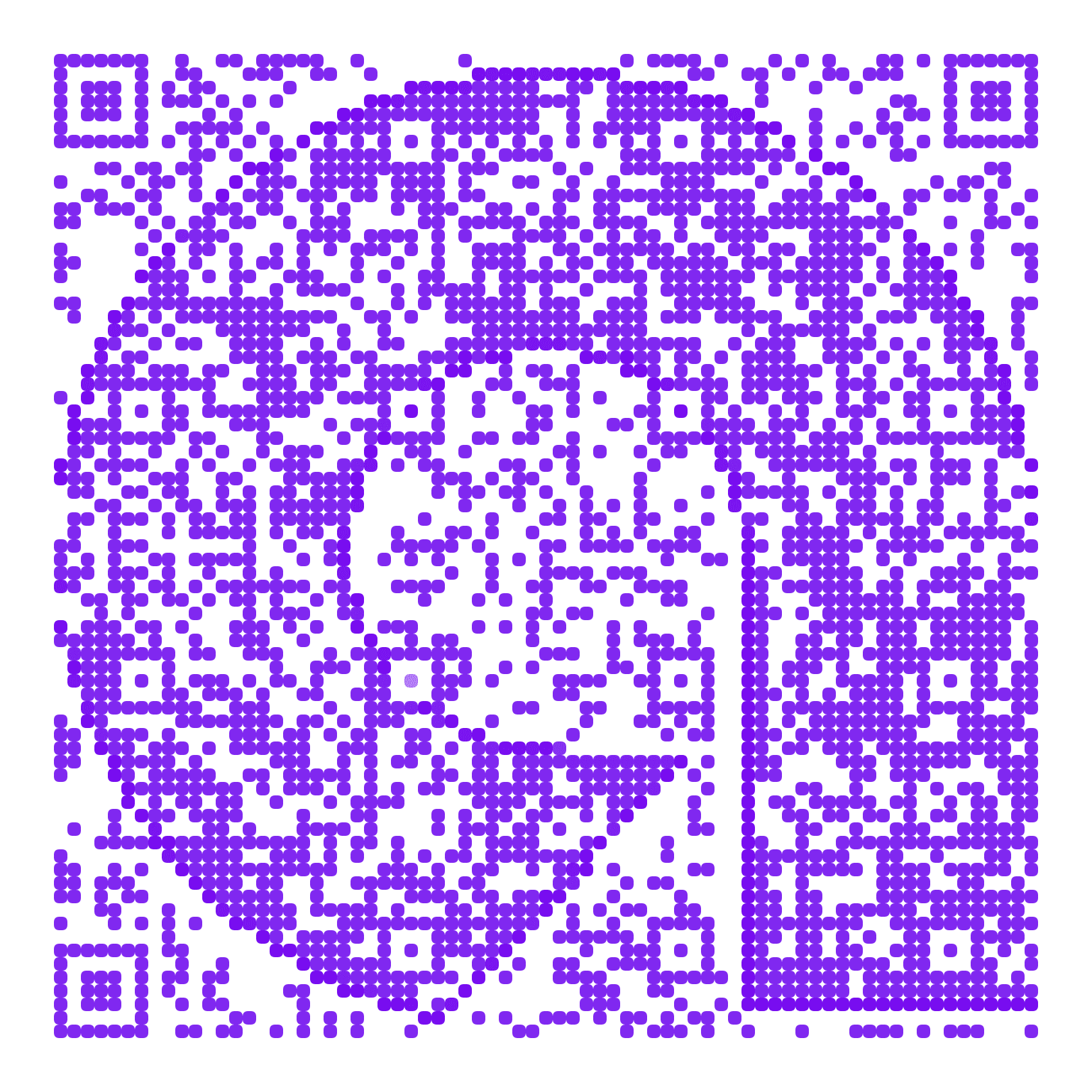QR code with the ally.com logo built into the pattern, made with MosaicQR