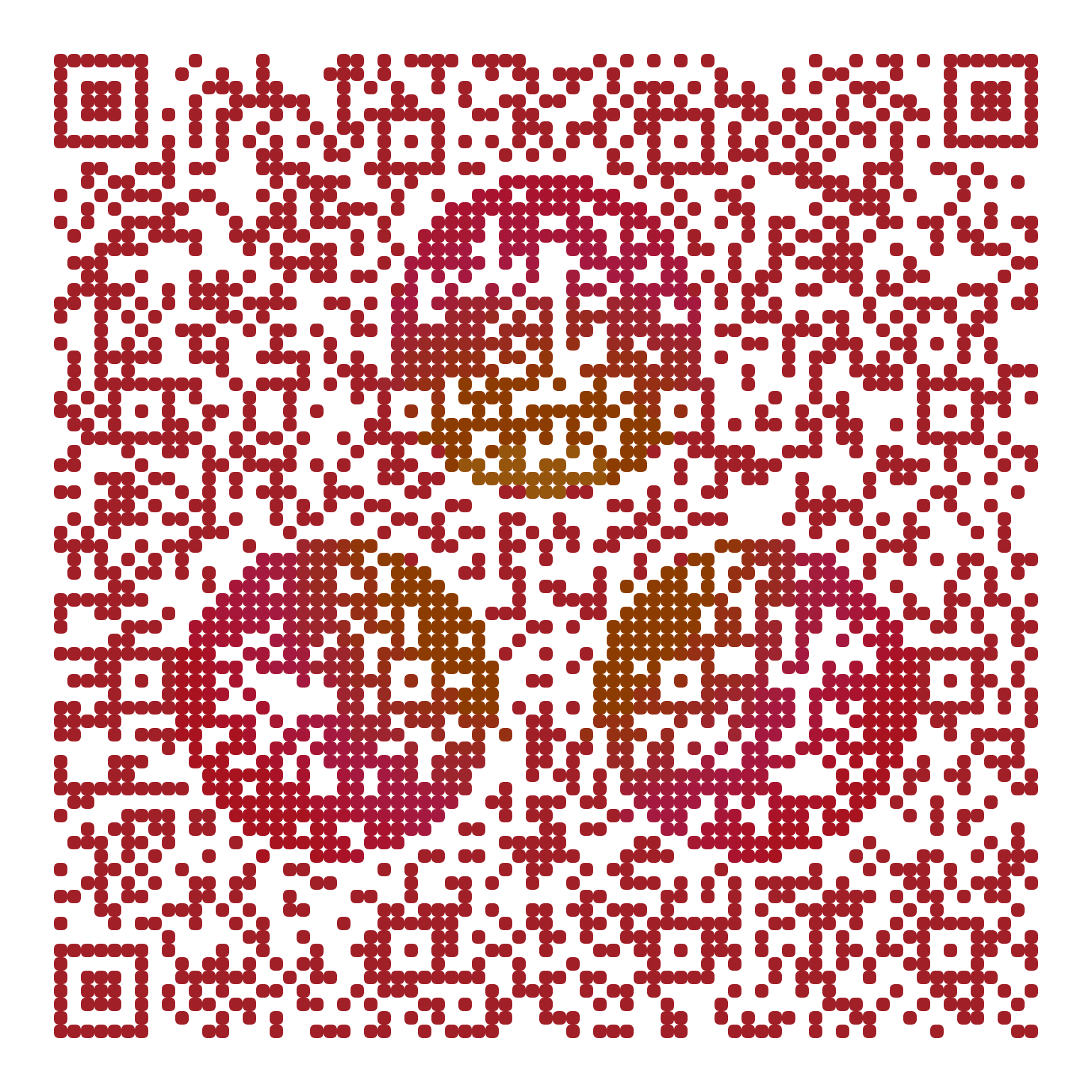 QR code with the asana.com logo built into the pattern, made with MosaicQR