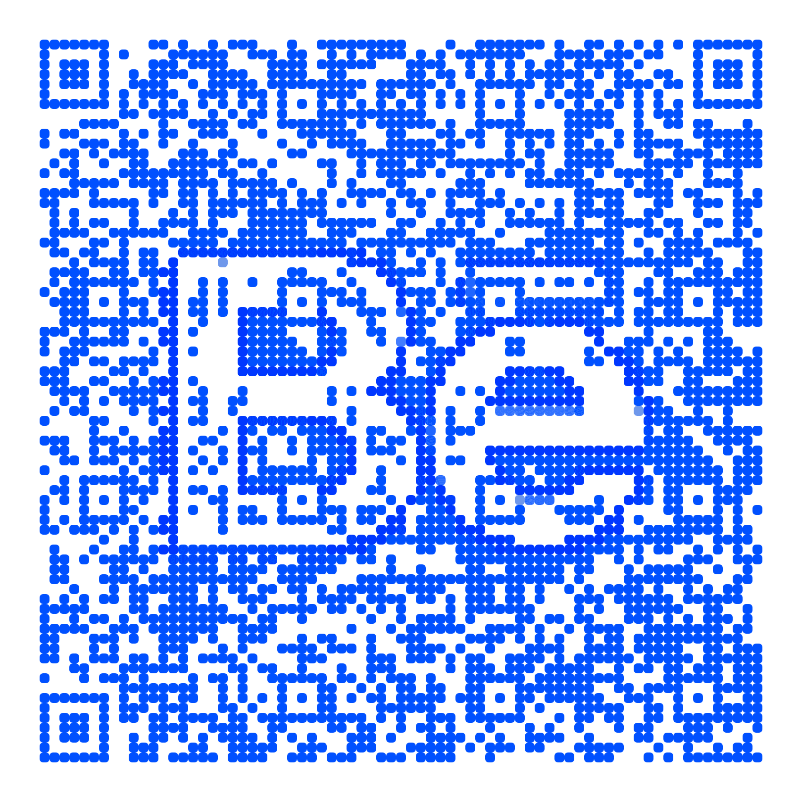 QR code with the behance.net logo built into the pattern, made with MosaicQR
