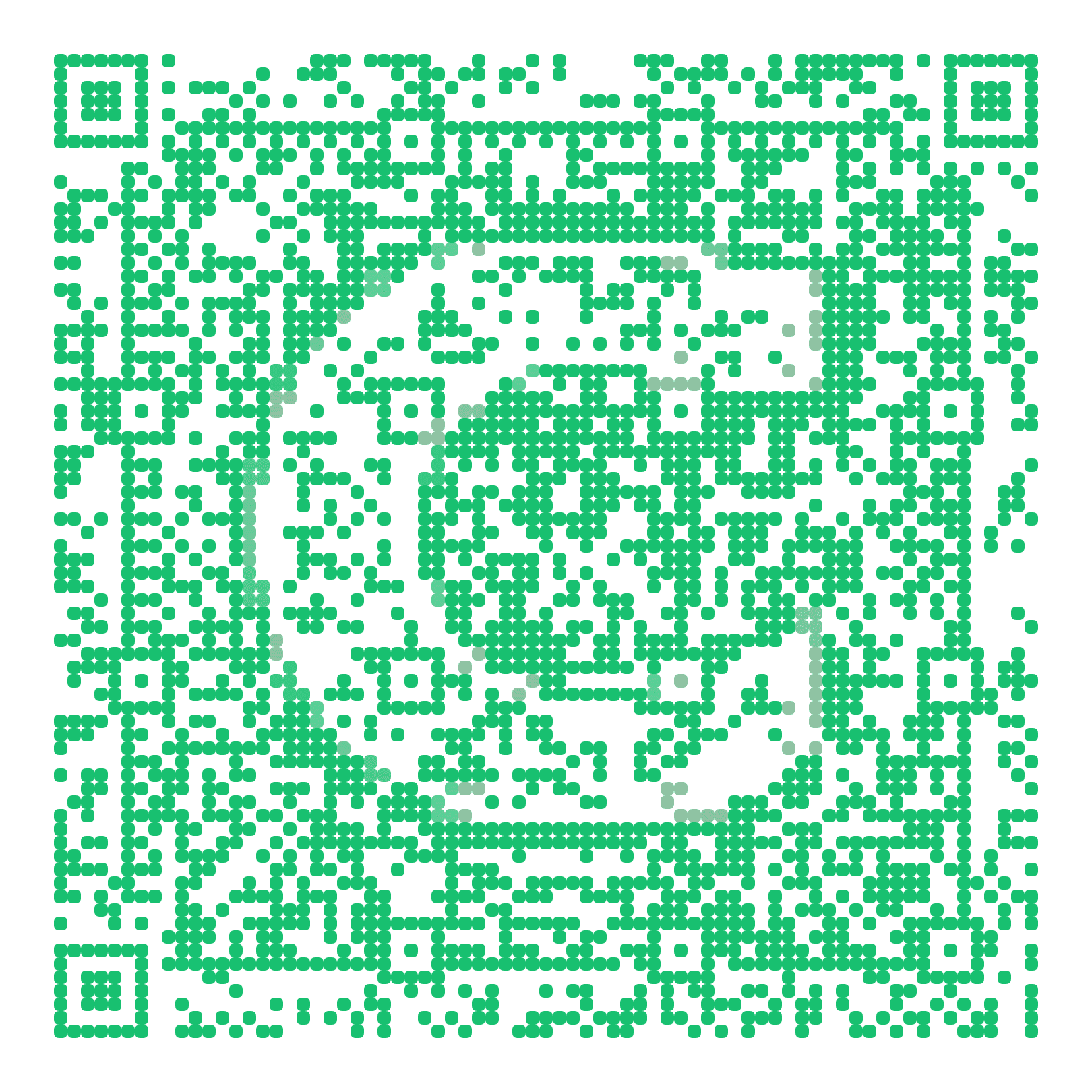 QR code with the chime.com logo built into the pattern, made with MosaicQR