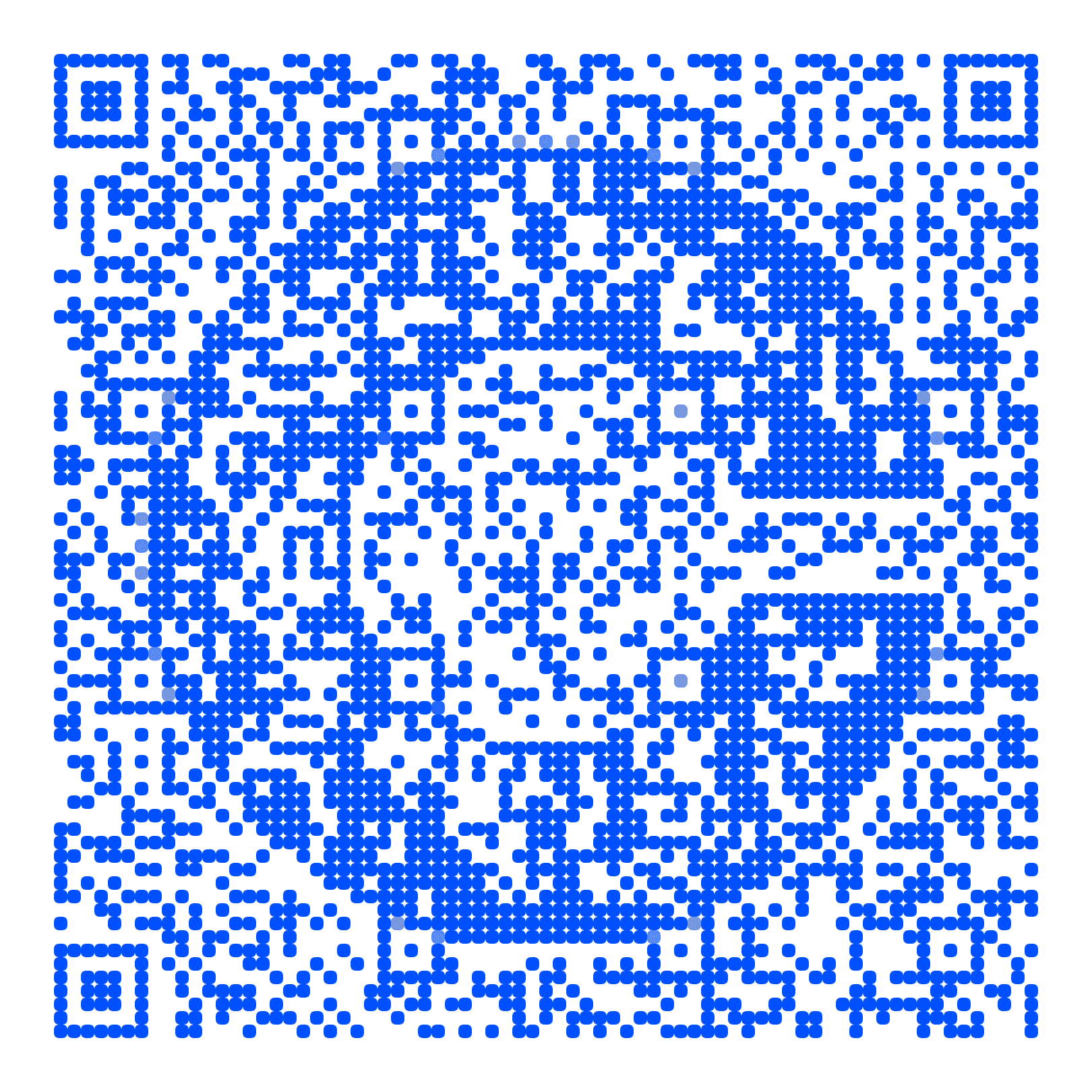 QR code with the coinbase.com logo built into the pattern, made with MosaicQR