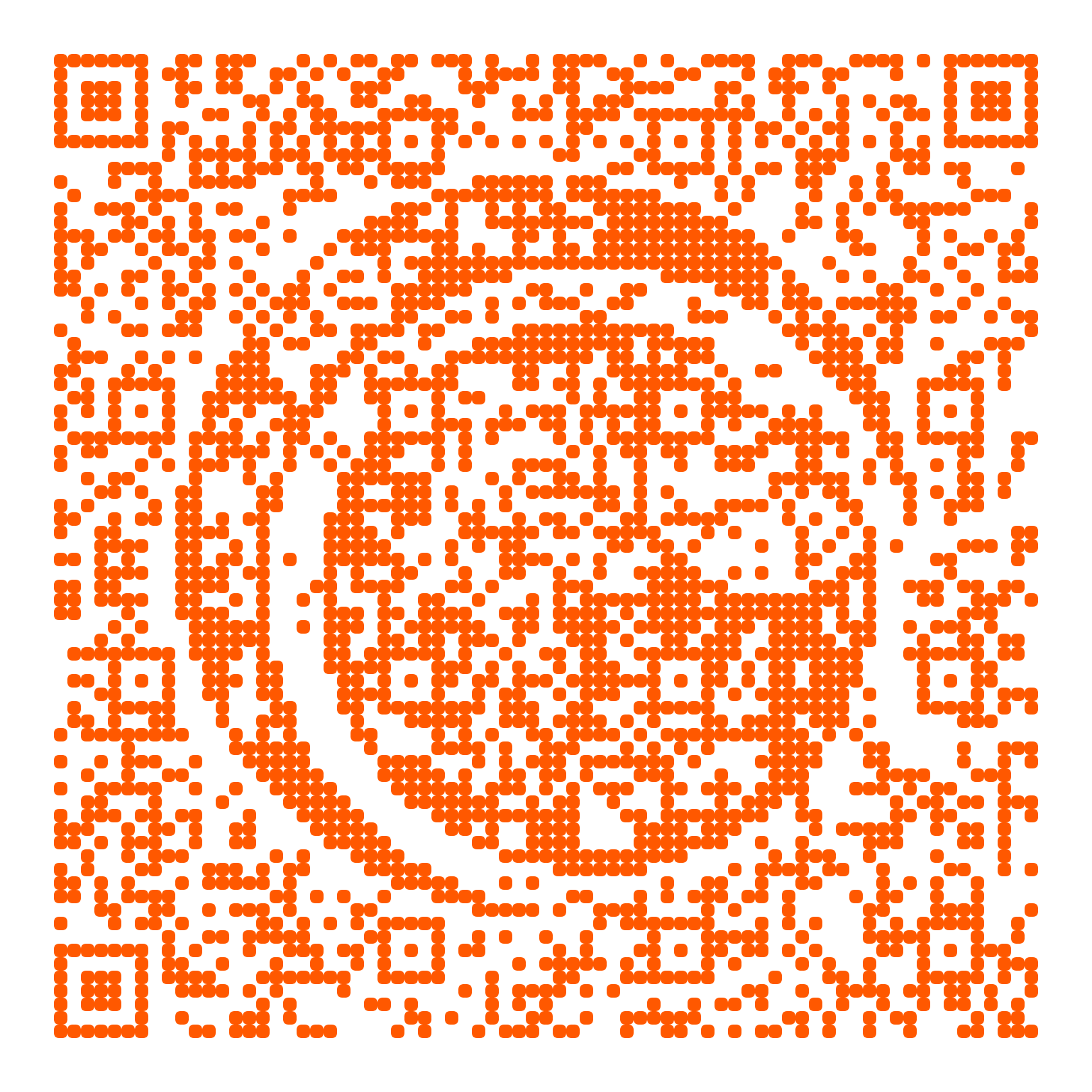 QR code with the crunchyroll.com logo built into the pattern, made with MosaicQR