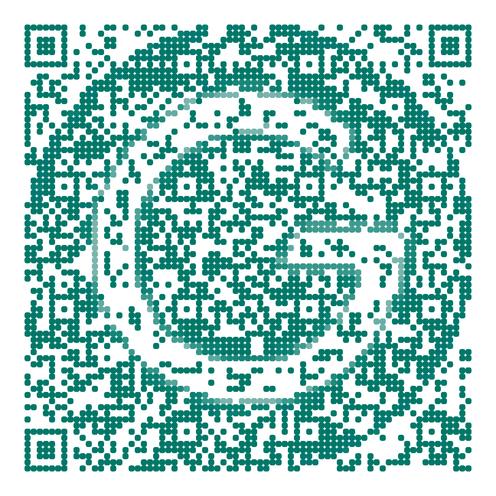 QR code with the grammarly.com logo built into the pattern, made with MosaicQR