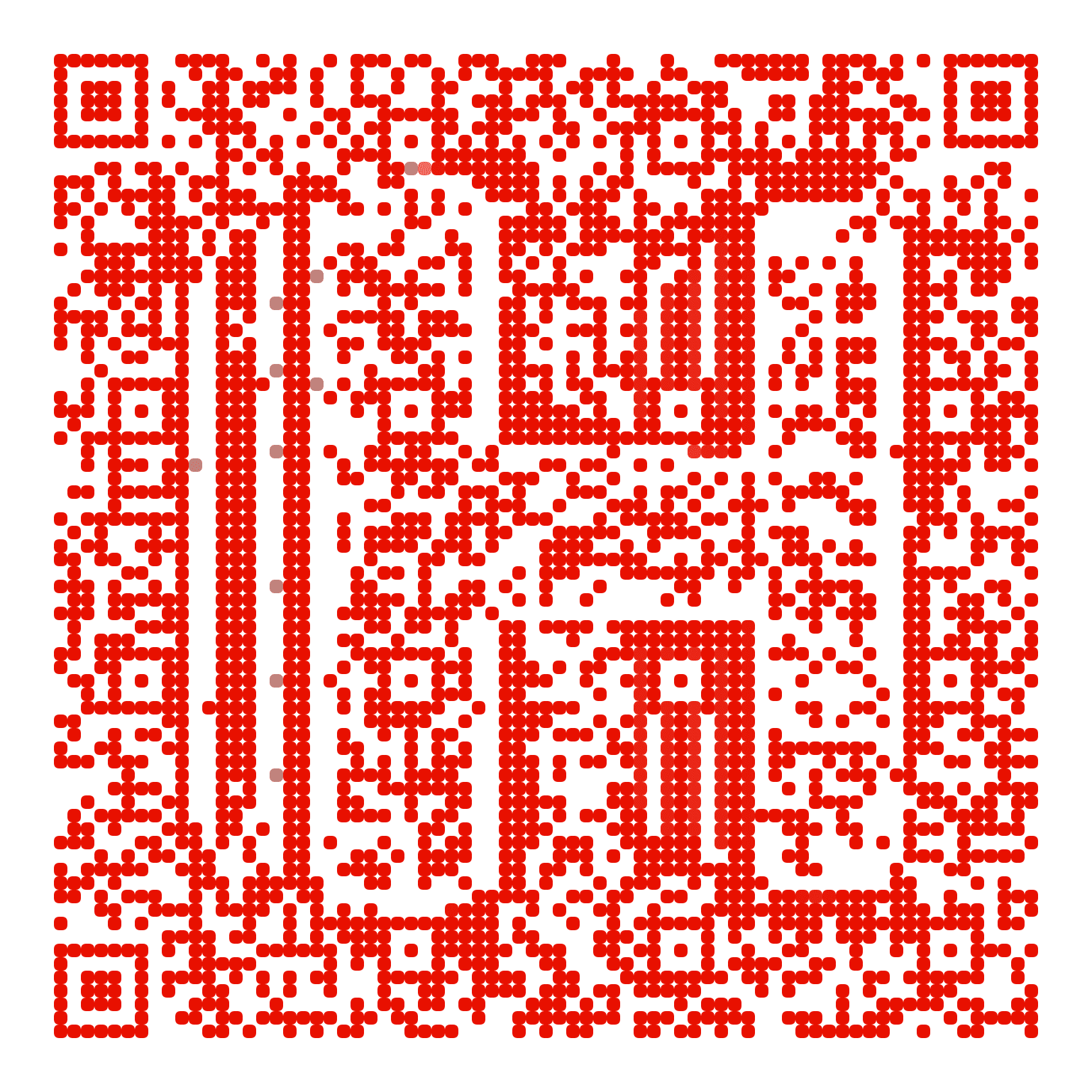 QR code with the hotels.com logo built into the pattern, made with MosaicQR