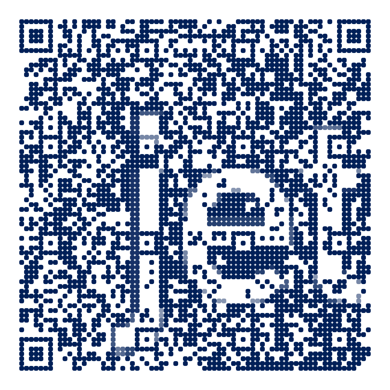QR code with the jetblue.com logo built into the pattern, made with MosaicQR