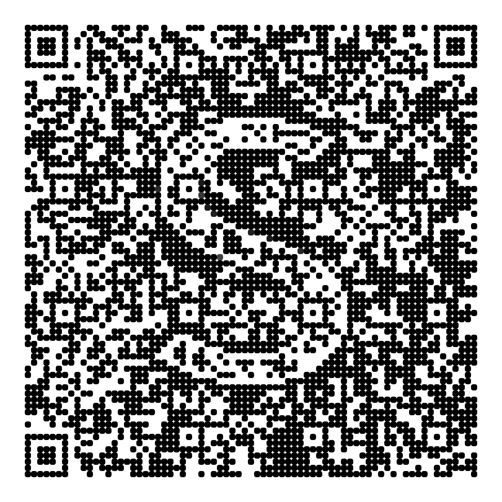 QR code with the shein.com logo built into the pattern, made with MosaicQR