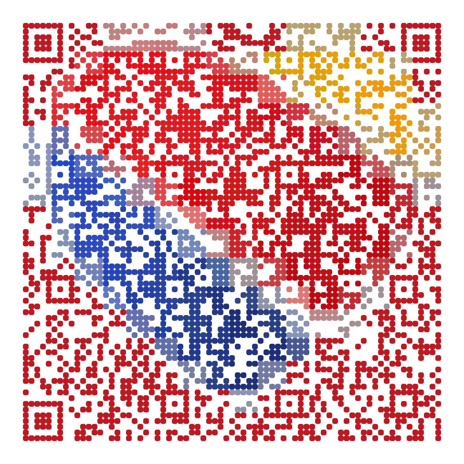 QR code with the southwest.com logo built into the pattern, made with MosaicQR