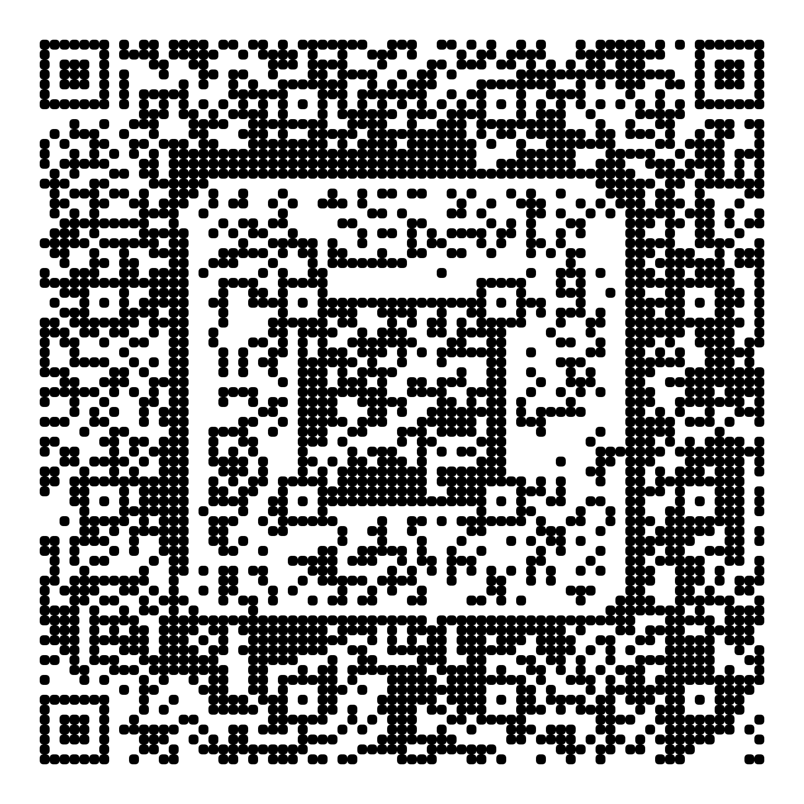 QR code with the squareup.com logo built into the pattern, made with MosaicQR