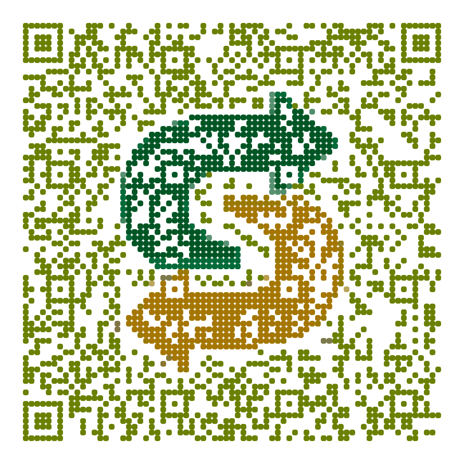 QR code with the subway.com logo built into the pattern, made with MosaicQR
