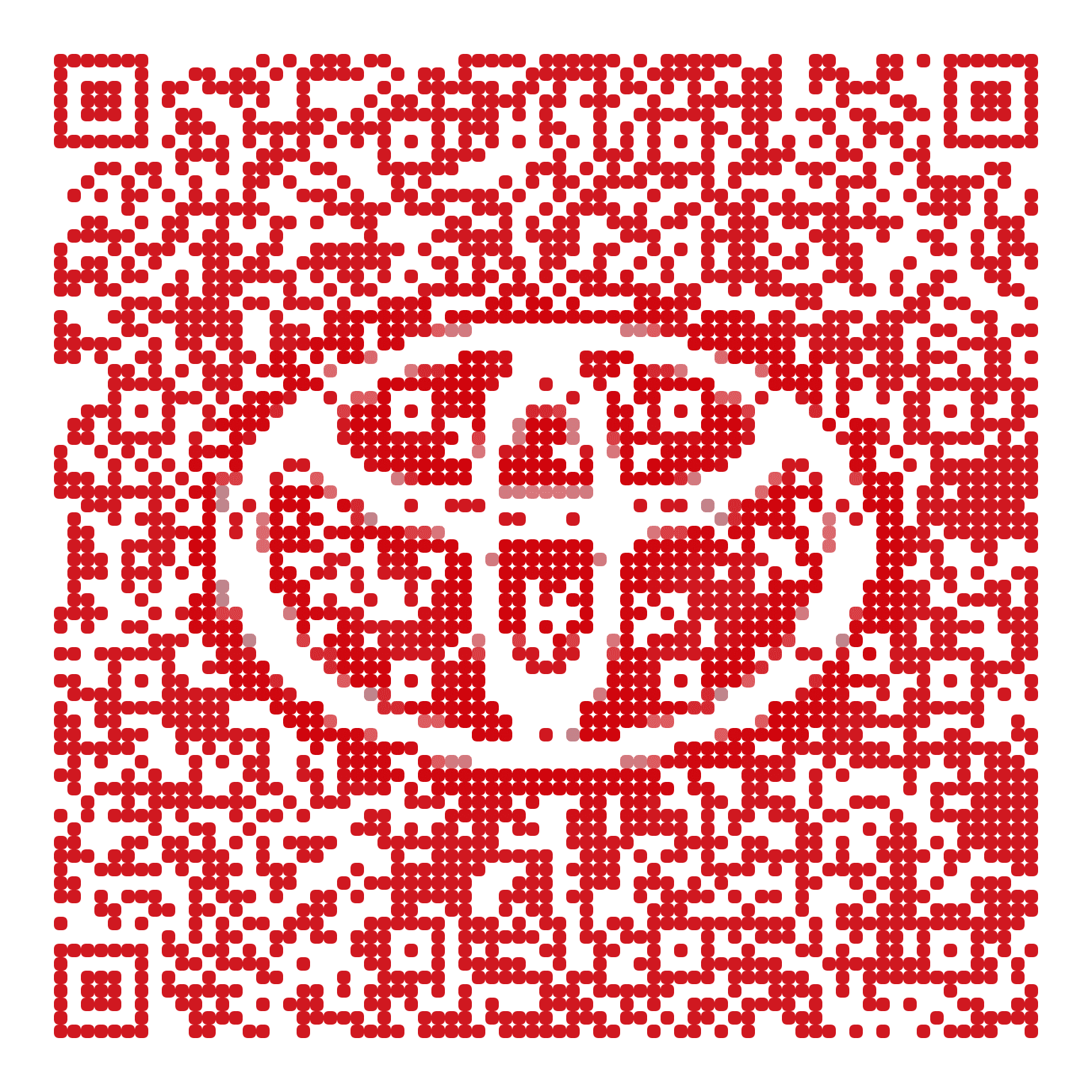 QR code with the toyota.com logo built into the pattern, made with MosaicQR