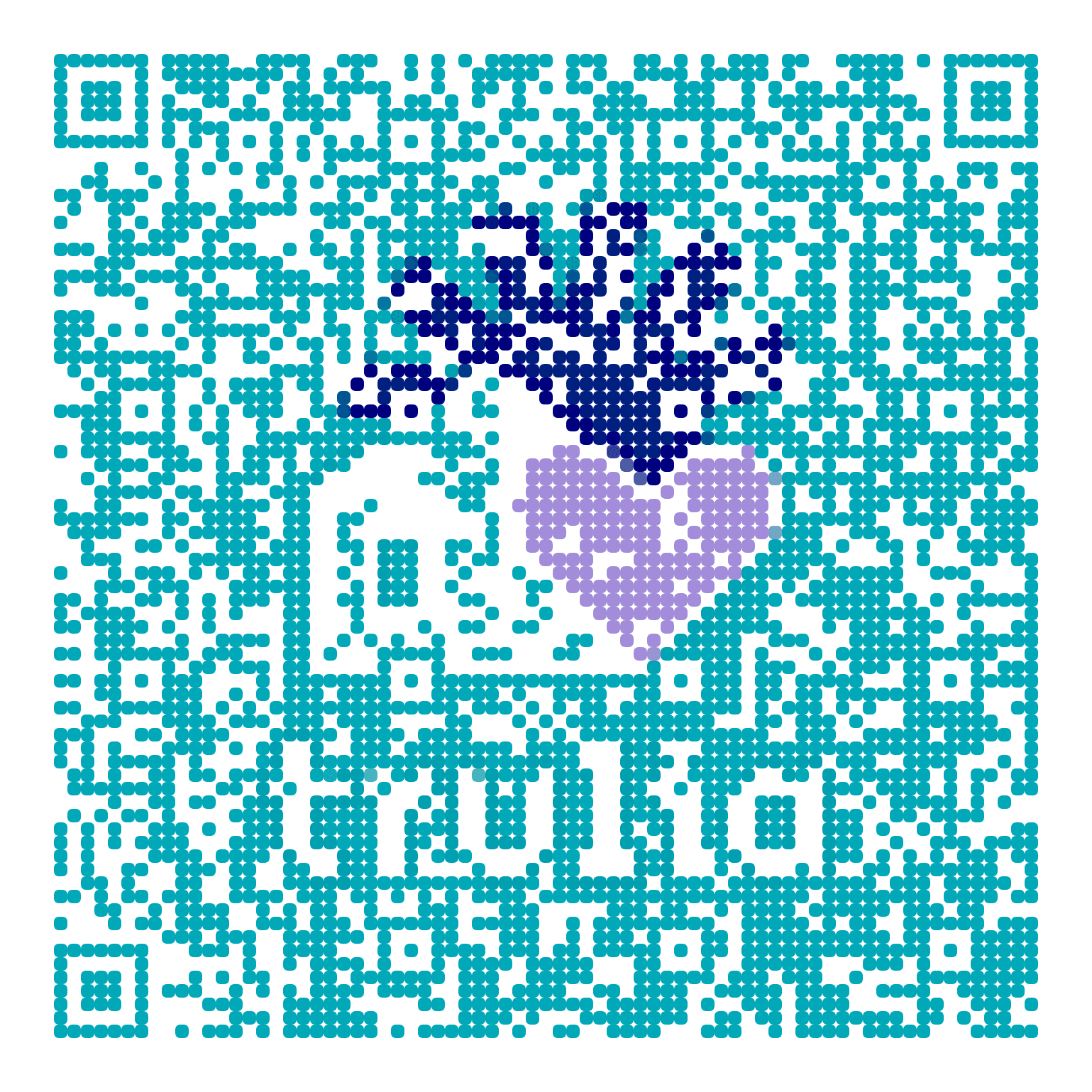 QR code with the trulia.com logo built into the pattern, made with MosaicQR