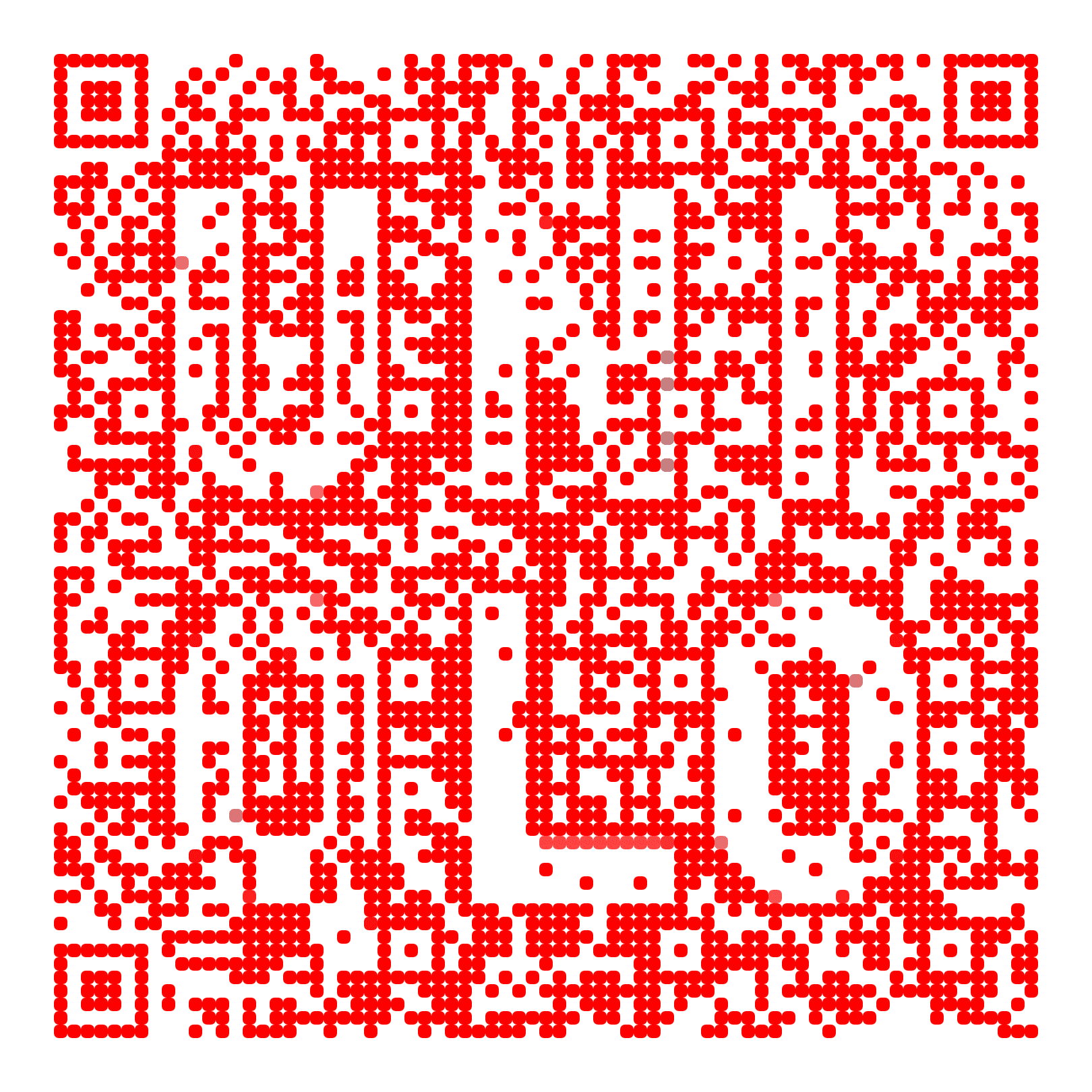 QR code with the uniqlo.com logo built into the pattern, made with MosaicQR
