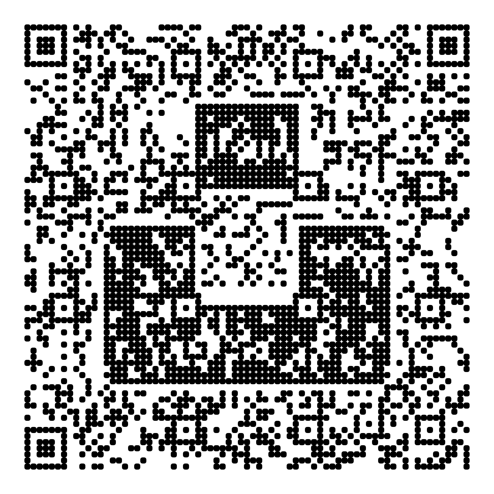 QR code with the unsplash.com logo built into the pattern, made with MosaicQR