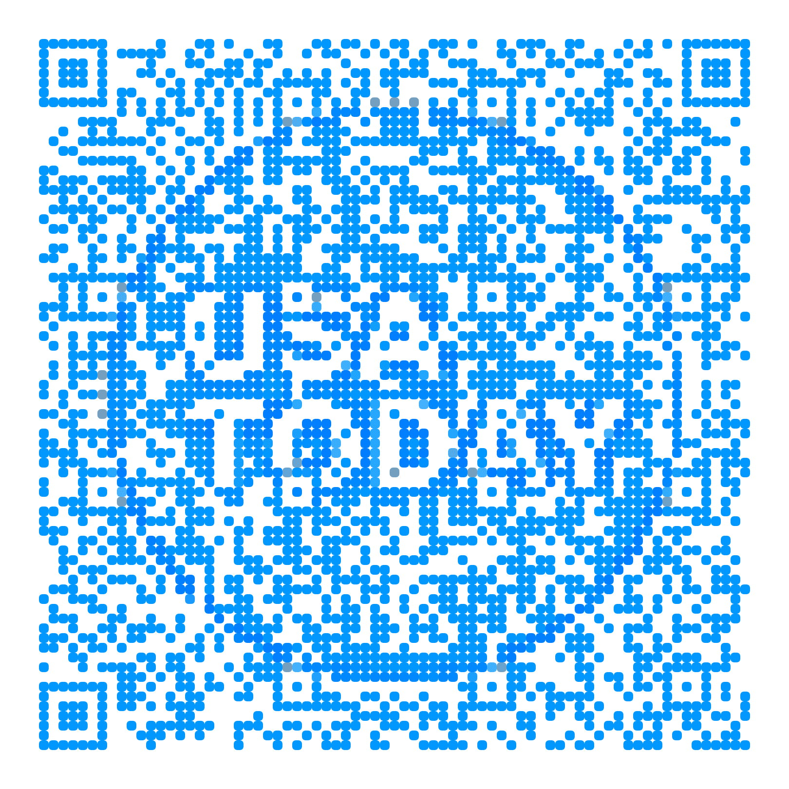 QR code with the usatoday.com logo built into the pattern, made with MosaicQR