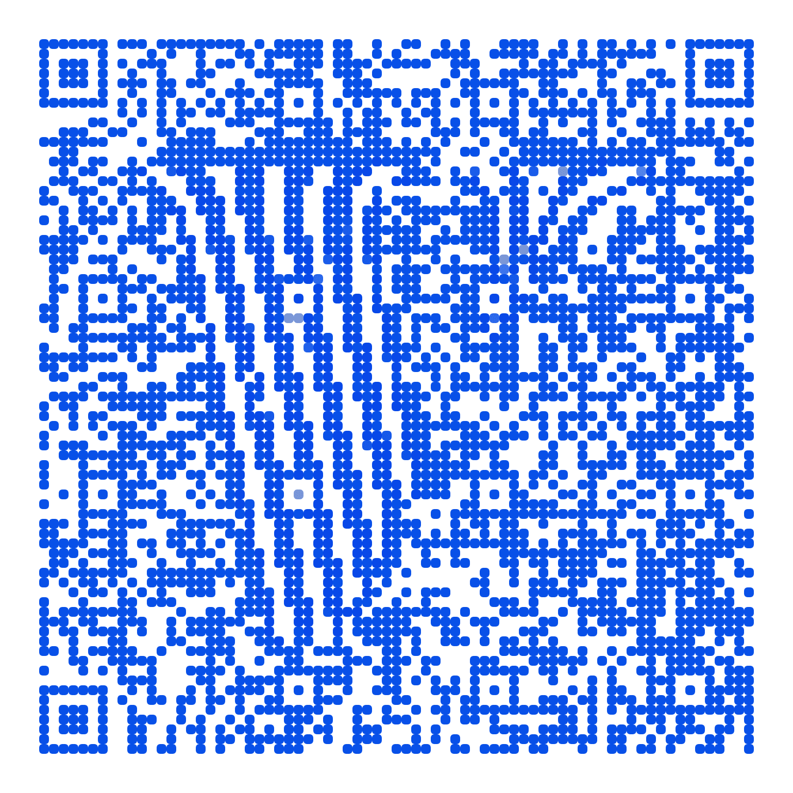 QR code with the vrbo.com logo built into the pattern, made with MosaicQR