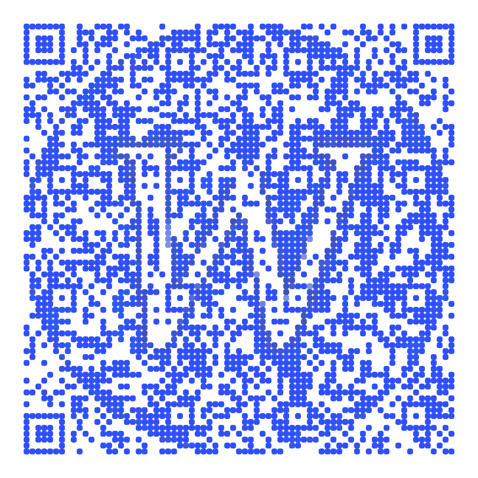 QR code with the webmd.com logo built into the pattern, made with MosaicQR