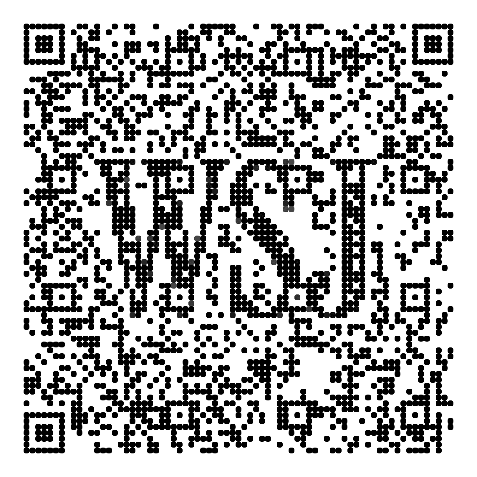 QR code with the wsj.com logo built into the pattern, made with MosaicQR