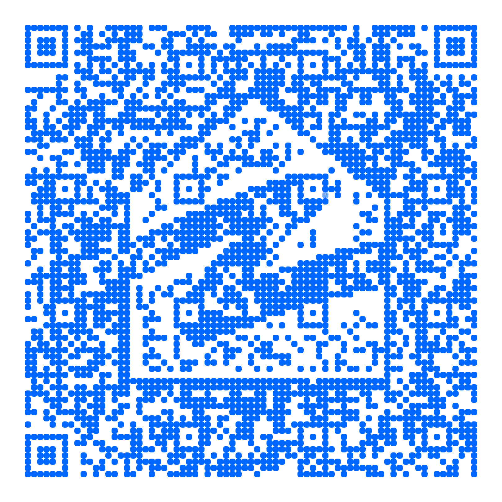 QR code with the zillow.com logo built into the pattern, made with MosaicQR
