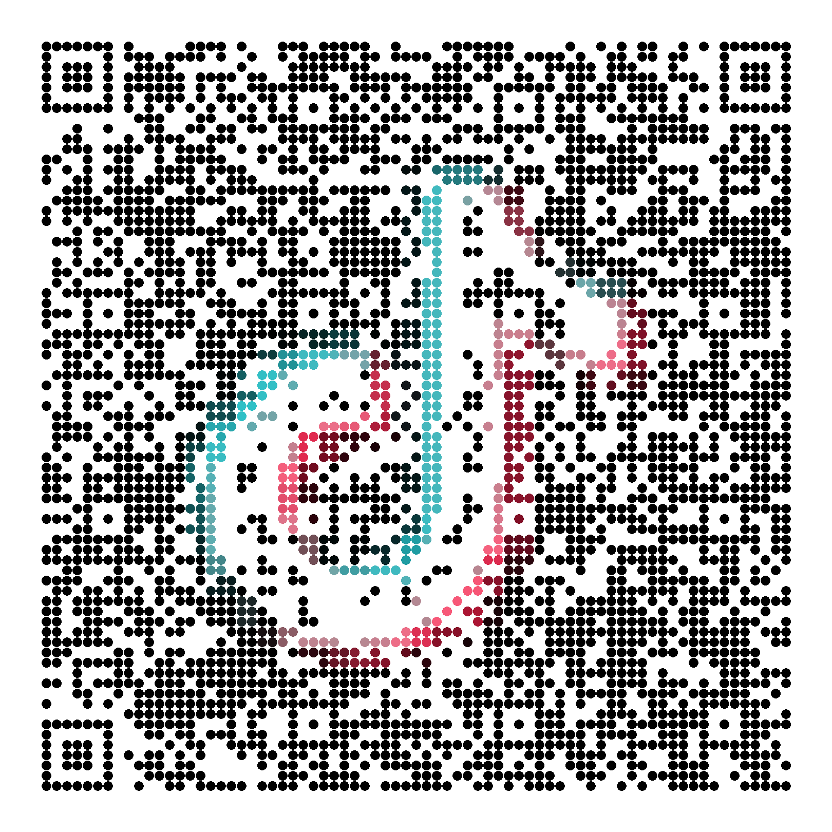 MosaicQR code for tiktok.com