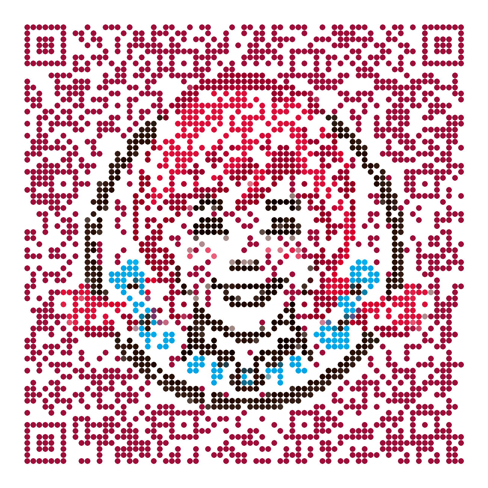 MosaicQR code for wendys.com